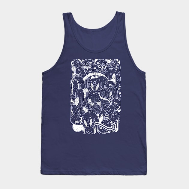 Cactus Doodle Tank Top by MEDZ